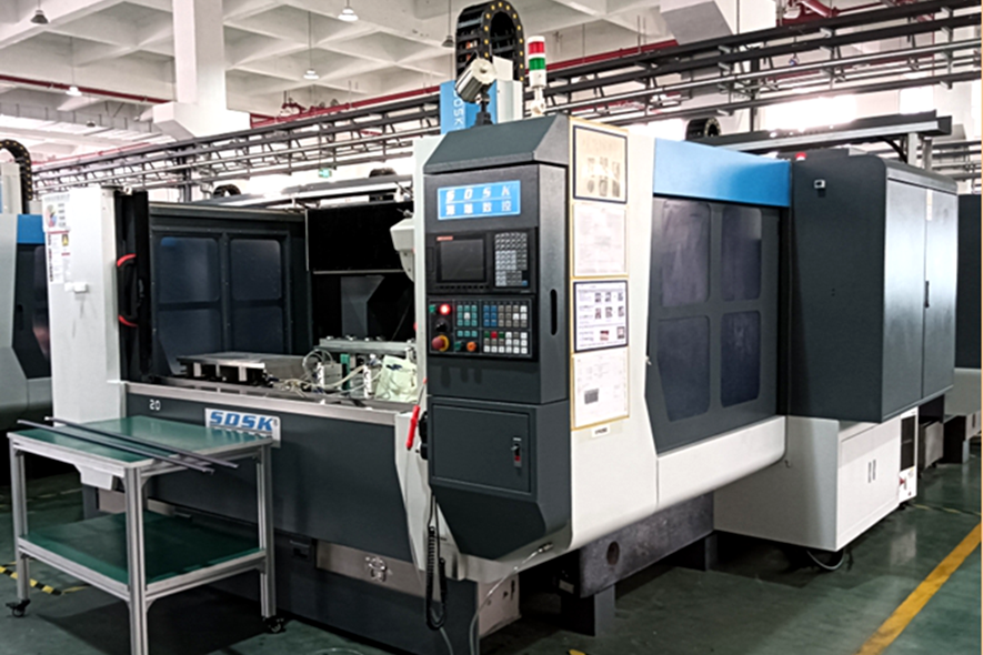 5轴伺服翻转夹治具侧孔或异形孔加工