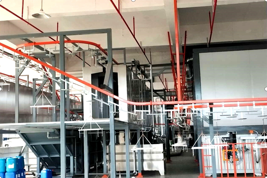 全自动粉体金属喷涂